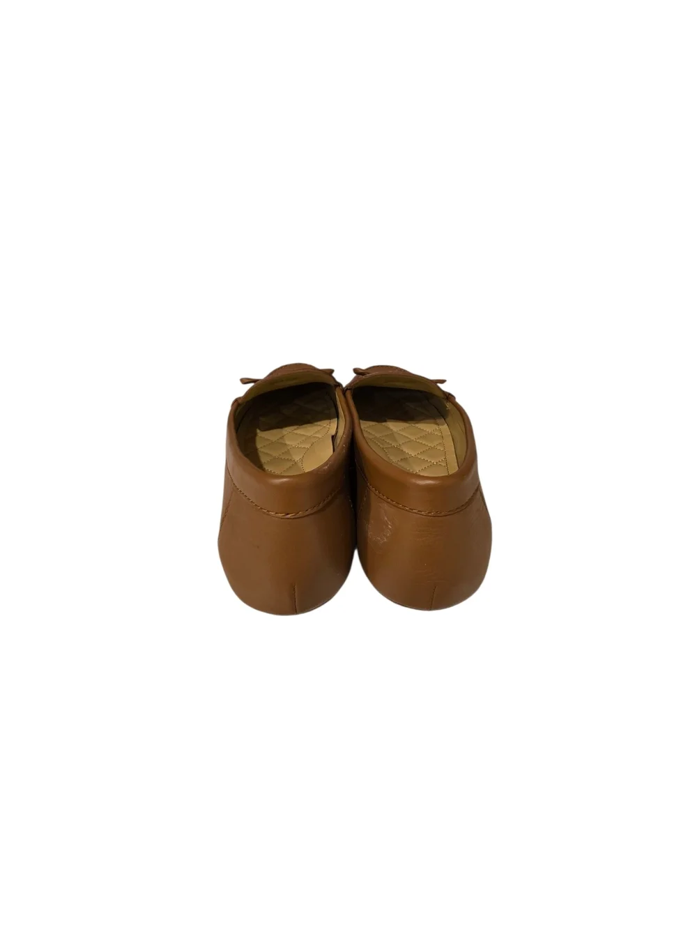 Michael Kors Brown Leather Driving Loafers Womens Flats Slip On Size 8‎